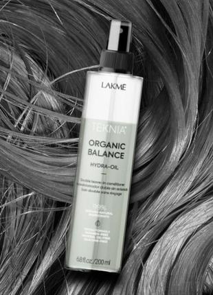 Гидромасло для ухода за волосами lakme teknia organic balance hydra-oil, 200 мл