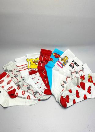 Подарочный бокс женских носков на 12 пар ❤️3 фото