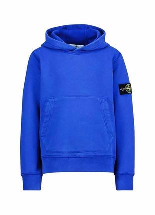 Hoodie stone island blue / худи stone island синее