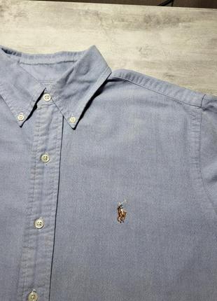 Рубашка polo ralph lauren с коротким рукавом7 фото