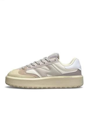 Женские кроссовки new balance ct302 milk coffee