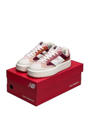 Женские кроссовки new balance ct302 burgundy pink haze9 фото