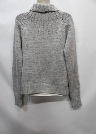 Кофта -свитер плотная фирменная женская oversize alasko (м/l) р.48-50 063жк (в указанном размере, только 1 шт)4 фото