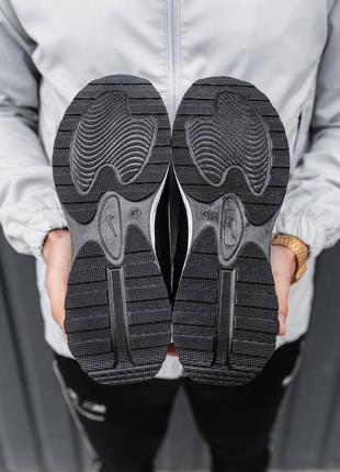 Мужские демисезонные кроссовки nike замша текстиль сетка 40-44 найк весенние черные3 фото