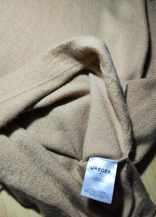 Jaeger 💔 свободный удлиненный свитер с горлом 
10% кашемир, 90% шерсть8 фото