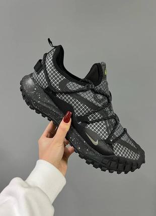 Кроссовки мужские черные nike acg mountain fly low gore-tex 'dark smoke grey'