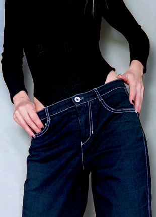 Женские фактурные трендовые джинсы трубы heine ♣️5 фото