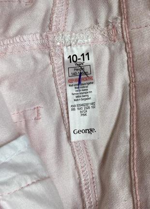 Новые брюки брюки джинсы розовые george 10,11 лет2 фото