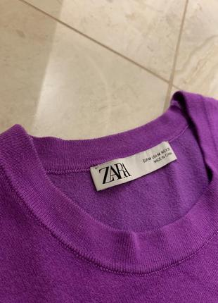 Жилет жилетка zara женская фиолетовая2 фото