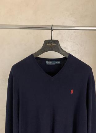 Свитер джемпер свитшот polo ralph lauren синий2 фото