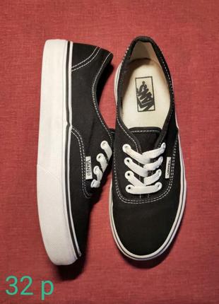 Классические кеды vans authentic 32р.8 фото