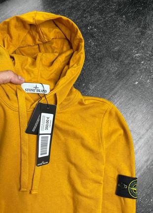 Худи stone island / hoodie stone island yellow/ худи-тон желтый