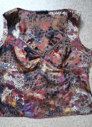 Betty barclay блуза топ майка блузка немецкого премиум бренда 100% вискоза, винтаж дерби3 фото