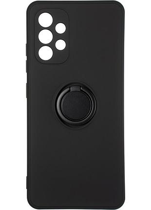 Чехол fiji holder ring для samsung galaxy a32 (a325) бампер накладка с подставкой black