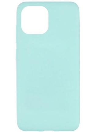 Чехол fiji soft для xiaomi 11 lite 5g ne силикон бампер голубой