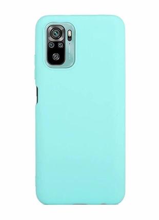 Чохол fiji soft для xiaomi mi 11i силікон бампер блакитний