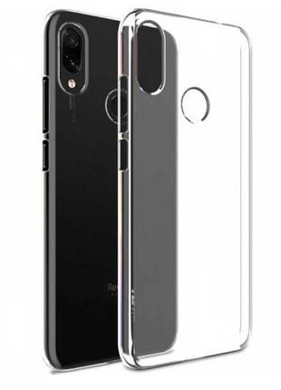 Чехол fiji ultra thin для xiaomi redmi note 7 / note 7 pro / global силикон бампер transparent