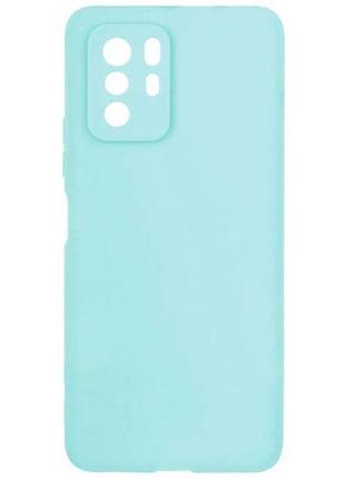 Чохол fiji soft для xiaomi poco x3 gt силікон бампер блакитний