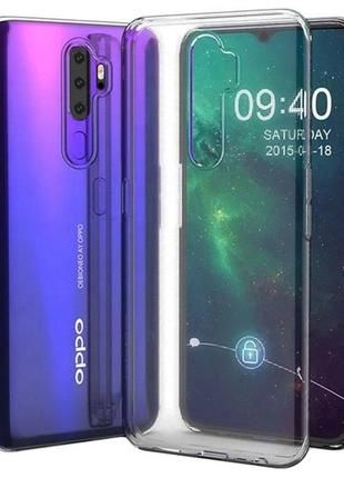Чехол fiji ultra thin для oppo a9 2020 силикон бампер transparent