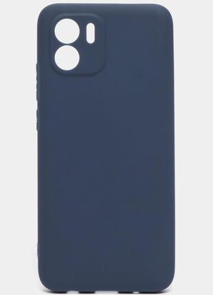 Чехол fiji soft для xiaomi redmi a1 силикон бампер темно-синий
