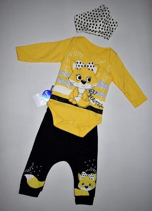 Комлект боді та штани  68-74 см