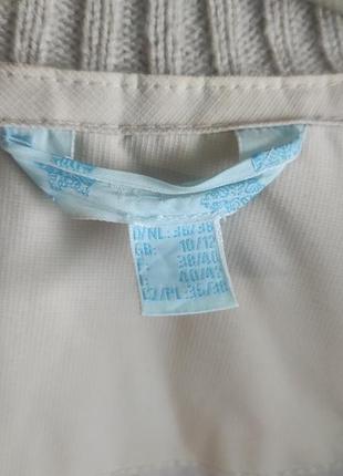 Жилетка теплая стеганная бежевая