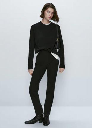 Massimo dutti skinny fit  хлопковые брюки скинни /9295/