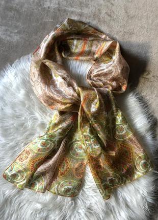 Женский шифоновый нежный шелковый платок шарф codello3 фото