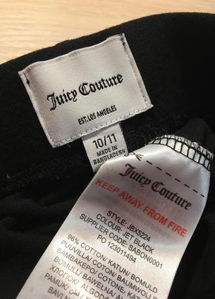 Леггенсы juicy couture silver logo leggings 10-11 лет8 фото