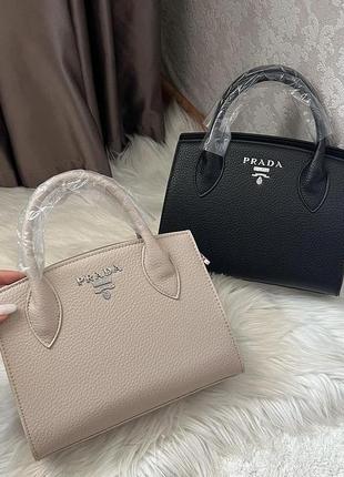 Женская сумка prada в расцветках, сумка прада, офисная сумка, сумка с логотипом, сумка через плечо1 фото