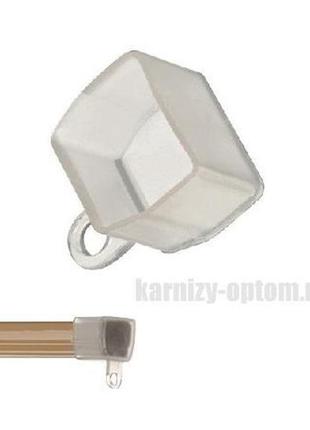 Торцева заглушка металопластиковий карниз