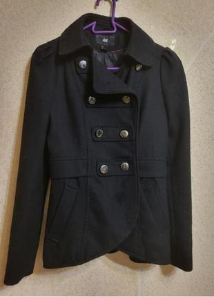 Шерстяное пальто піджак з поясом кардиган вовна куртка вітровка6 фото