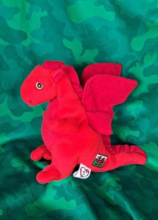 Дракон.y ddraig goch.дракончик.м'яка іграшка.ty toys