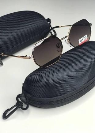 Антиблик солнцезащитные очки октагонал восьмиугольник в стиле ray ban octogonal polar eagle polarized5 фото