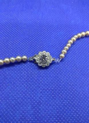 Винтажное жемчужное ожерелье из великобритании3 фото