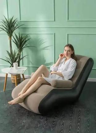Надувное кресло,   роскошный шезлонг в форме s3 фото