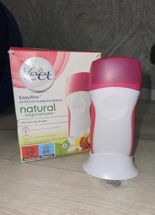 Восковой депилятор veet easy wax electrical roll-on kit3 фото