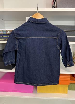 Zara джинсовая рубашка куртка деним оригинал оверсайз3 фото