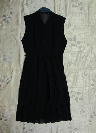 Чорна сукня плісе diesel3 фото
