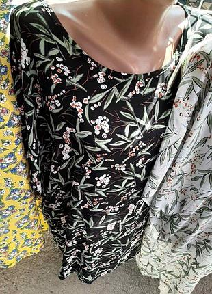 Блуза великого розміру чорна