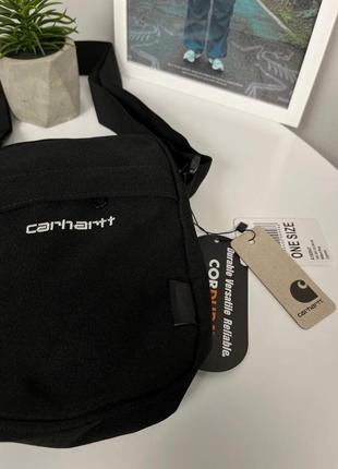 Кежуал сумка carhartt черная барсетка2 фото