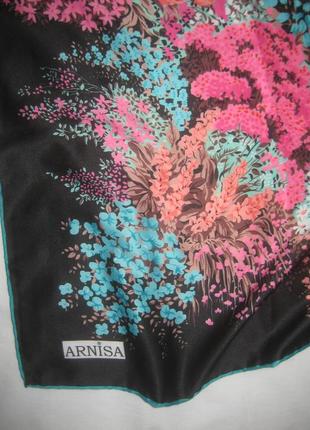 Шелковый платок arnisa, 88х89см3 фото