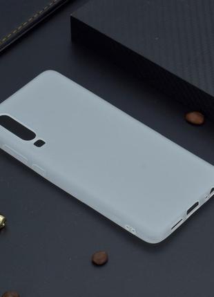 Чехол для huawei p30 силикон soft touch бампер матовый