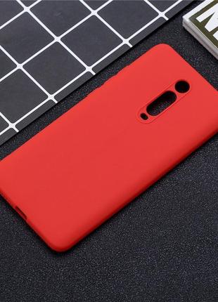 Чохол soft touch для xiaomi redmi k20 / k20 pro силікон бампер червоний