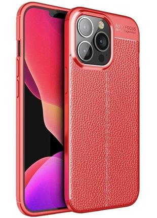 Чохол fiji focus для apple iphone 13 pro силікон original soft touch червоний