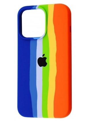 Чохол fiji colorfull для apple iphone 13 pro бампер накладка blue