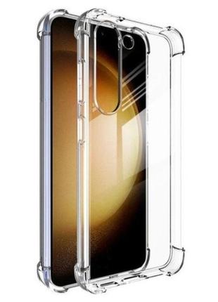 Чехол fiji proof для samsung galaxy s23 (s911) бампер с усиленными бортами transparent