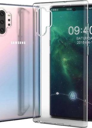 Чохол fiji ultra thin для samsung galaxy note 10 plus (n975) силікон бампер transparent
