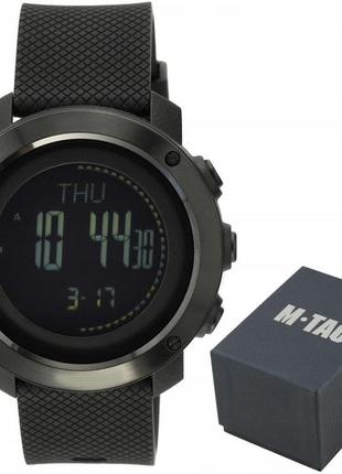 Профессиональные тактические часы с компасом ,19 функций m-tac "adventure tactical" (50004002) black