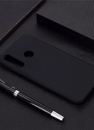 Чехол soft touch для honor 20i / 20 lite силикон бампер черный